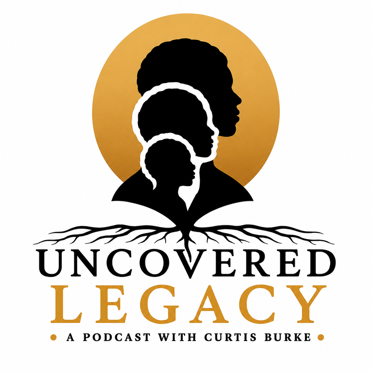 Uncovered Legacy podcast logo